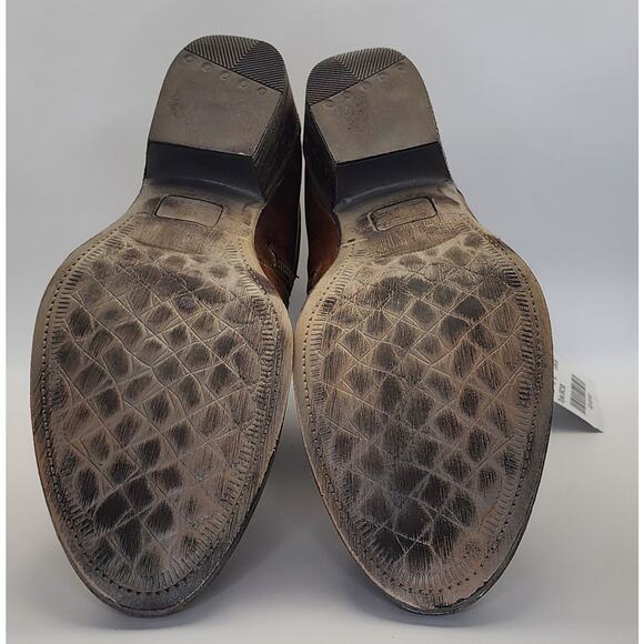 Sterling River Women’s Brown Leather Ankle Boots Buckle Zip Size 10M - Picture 5 of 10